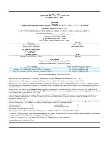 Thumbnail Exela Technologies
 10-K Annual Report 2015