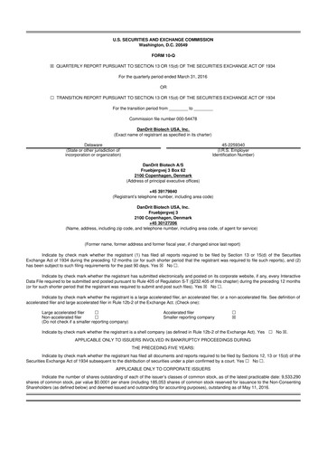Thumbnail Lunai Bioworks 10-Q Quarterly Report FY2016 