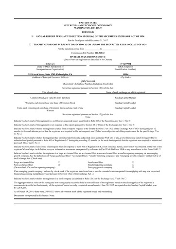 Vorschaubild International Money Express 10-K Jahresbericht 2017