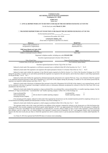 Thumbnail LiveOne 10-K Annual Report 2018