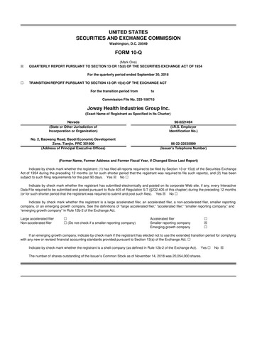 Thumbnail Idaho Copper Corporation 10-Q Quarterly Report FY2018 