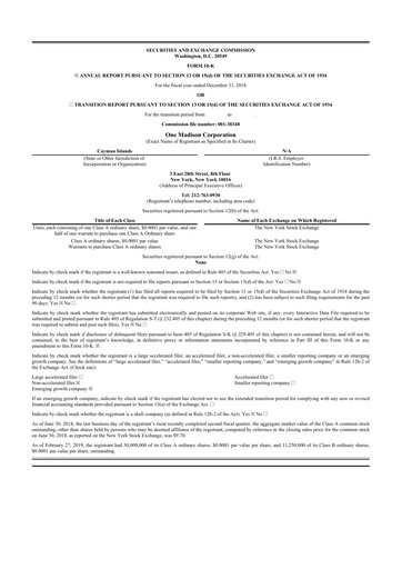 Thumbnail Ranpak 10-K Annual Report 2018