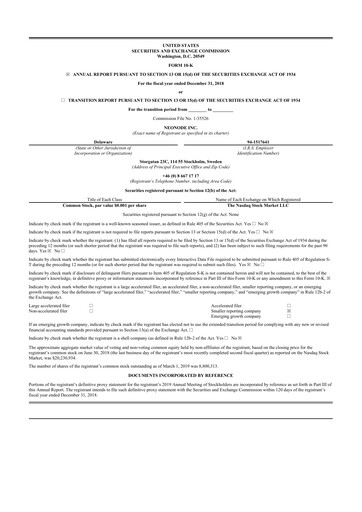 Thumbnail Neonode 10-K Annual Report 2018