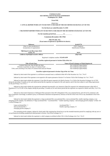 Thumbnail Phunware 10-K Annual Report 2018