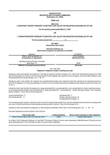 Thumbnail Greenlane Holdings, Inc. 10-Q Quarterly Report FY2019 