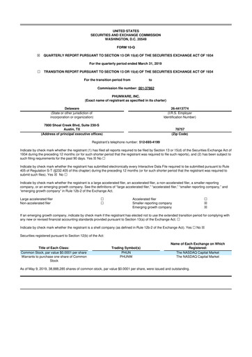 Thumbnail Phunware 10-Q Quarterly Report FY 