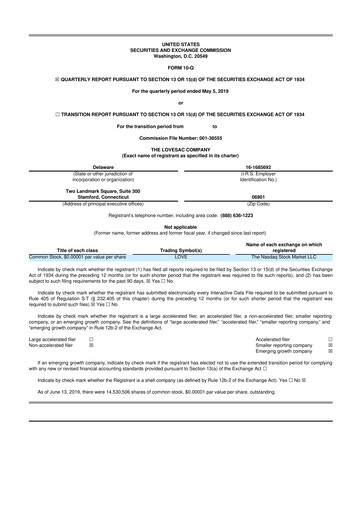 Thumbnail LoveSac
 10-Q Quarterly Report FY2020 