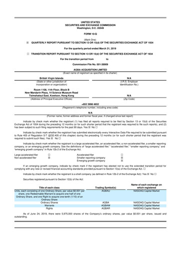 Vorschaubild Triller Group 10-Q Quartalsbericht  