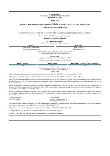 Thumbnail Compass Therapeutics 10-K Annual Report 2019