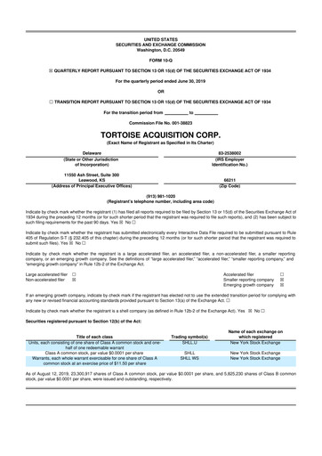 Miniature Hyliion 10-Q Rapport trimestriel 2019 