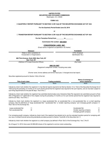 Thumbnail LifeMD 10-Q Quarterly Report FY2019 