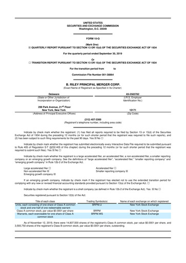 Thumbnail Alta Equipment Group 10-Q Quarterly Report FY2019 