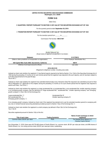 Vorschaubild Alto Ingredients 10-Q Quartalsbericht 2019 