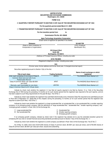 Thumbnail AvePoint 10-Q Quarterly Report FY2020 