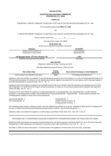Vorschaubild Safe & Green Holdings 10-Q Quartalsbericht 2020 