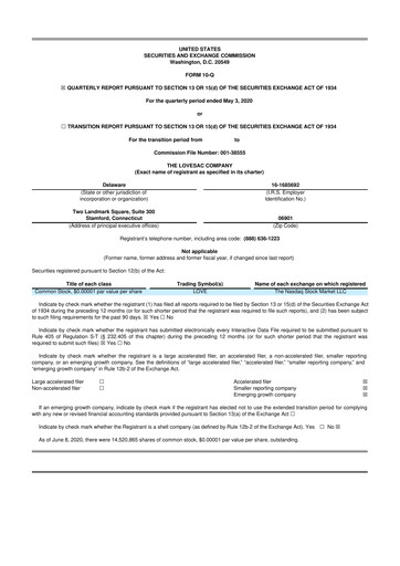 Thumbnail LoveSac
 10-Q Quarterly Report FY2021 