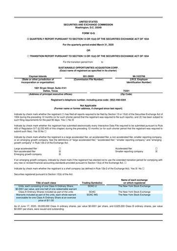 Vorschaubild The Metals Company 10-Q Quartalsbericht 2020 