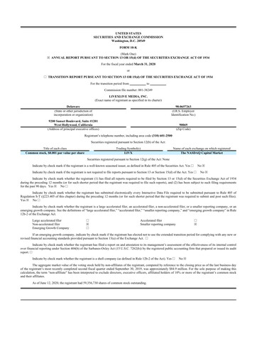 Thumbnail LiveOne 10-K Annual Report 2020