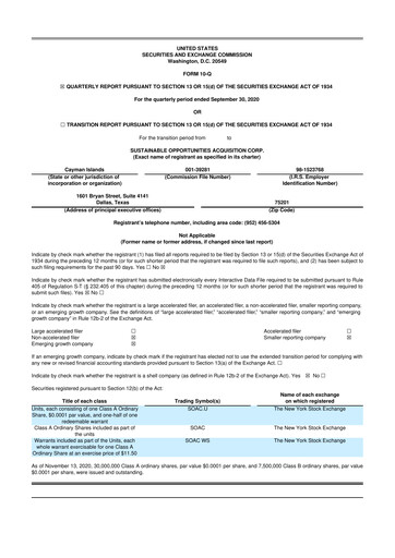 Vorschaubild The Metals Company 10-Q Quartalsbericht 2020 