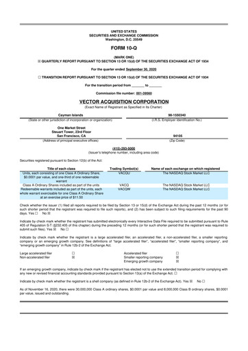 Vorschaubild Rocket Lab 10-Q Quartalsbericht 2020 