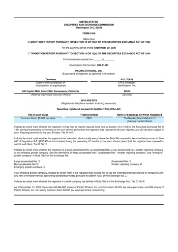Vorschaubild Alto Ingredients 10-Q Quartalsbericht 2020 