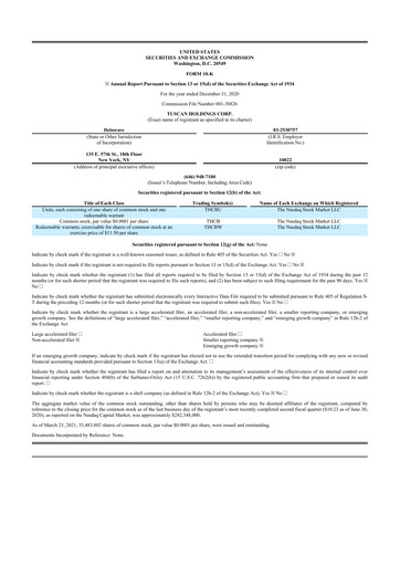 Thumbnail Microvast 10-K Annual Report 2020