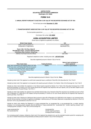Miniature Triller Group 10-K Rapport annuel 2020