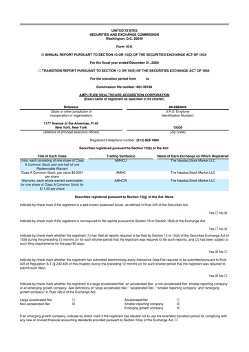 Thumbnail Jasper Therapeutics 10-K Annual Report 2020