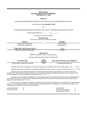 Vorschaubild Safe & Green Holdings 10-K Jahresbericht 2020