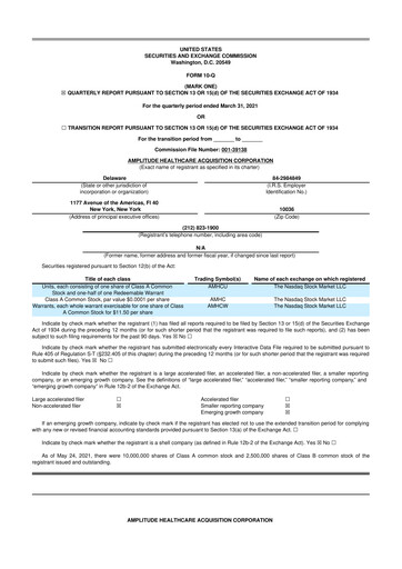 Miniature Jasper Therapeutics 10-Q Rapport trimestriel 2021 