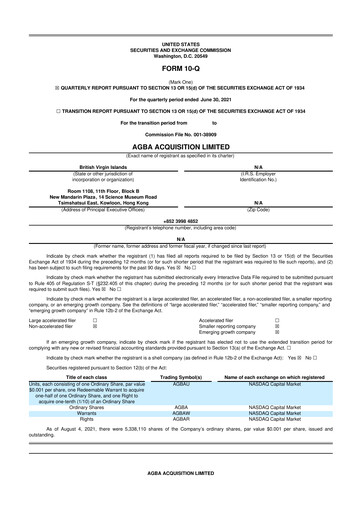 Vorschaubild Triller Group 10-Q Quartalsbericht  