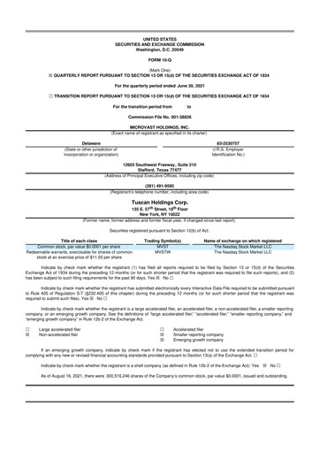 Thumbnail Microvast 10-Q Quarterly Report FY 
