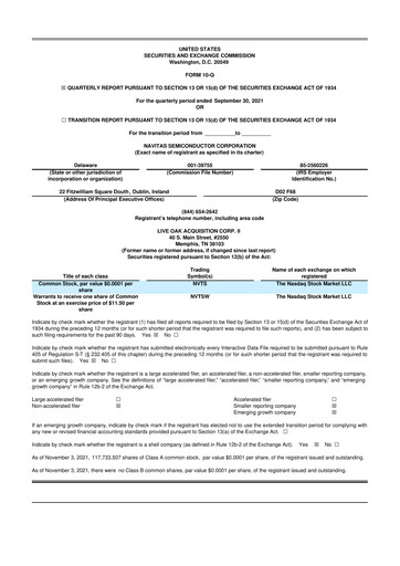 Thumbnail Navitas Semiconductor 10-Q Quarterly Report FY2021 