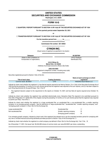 Thumbnail Cyngn 10-Q Quarterly Report FY2021 