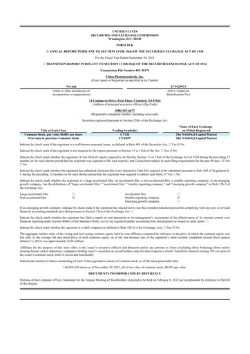 Thumbnail Citius Pharmaceuticals
 10-K Annual Report 2021