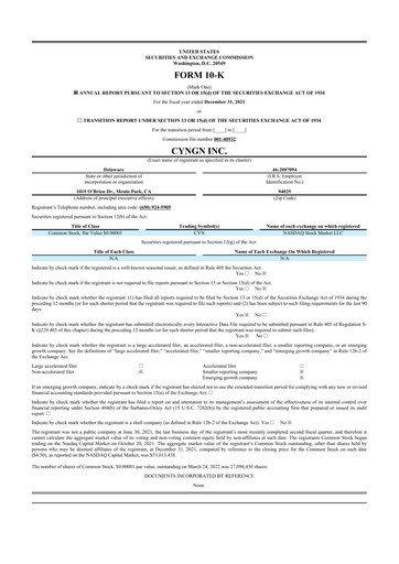 Thumbnail Cyngn 10-K Annual Report 2021