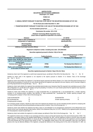 Vorschaubild Evolution Metals & Technologies 10-K Jahresbericht 2021