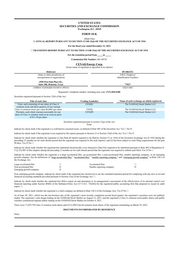 Thumbnail Verde Clean Fuels 10-K Annual Report 2021
