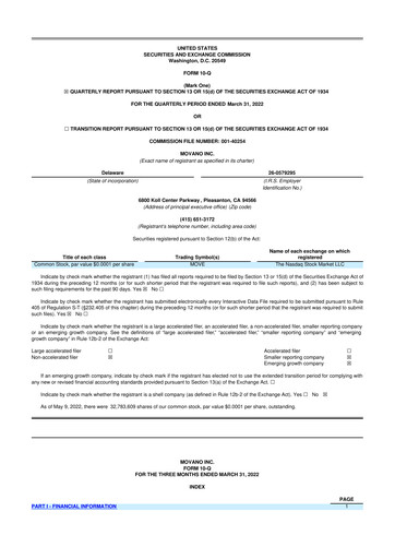 Thumbnail Movano 10-Q Quarterly Report FY2022 