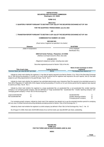 Thumbnail Movano 10-Q Quarterly Report FY2022 