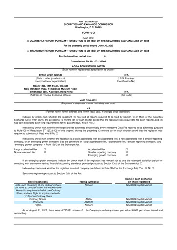 Vorschaubild Triller Group 10-Q Quartalsbericht  