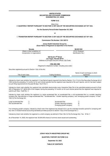 Thumbnail Idaho Copper Corporation 10-Q Quarterly Report FY2022 