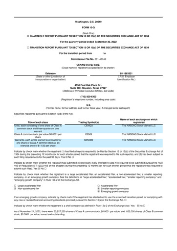 Thumbnail Verde Clean Fuels 10-Q Quarterly Report FY 