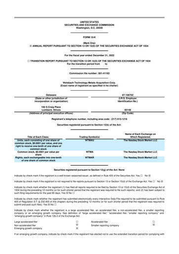 Vorschaubild Evolution Metals & Technologies 10-K Jahresbericht 2022