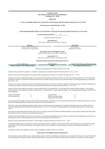 Thumbnail Neonode 10-K Annual Report 2022