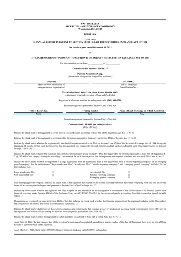 Thumbnail Serve Robotics 10-K Annual Report 2022