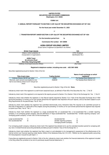 Miniature Triller Group 10-K Rapport annuel 2022
