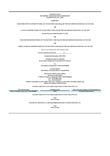 Thumbnail Aptorum Group
 20-F Annual Report 2022