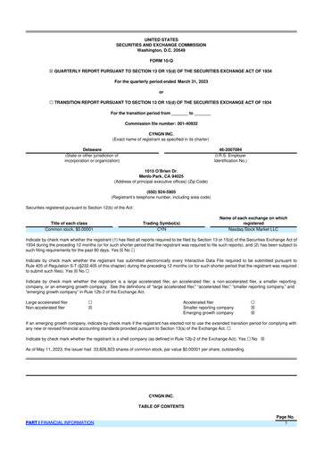 Thumbnail Cyngn 10-Q Quarterly Report FY2023 