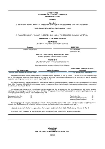 Thumbnail Movano 10-Q Quarterly Report FY2023 